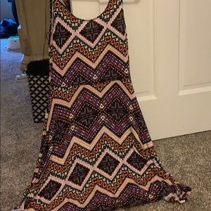 Patterned dress perfect condition from Express